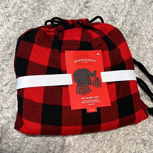 Women’s Plaid 3pc Backpack and Pajama Set - Picture 4 of 4